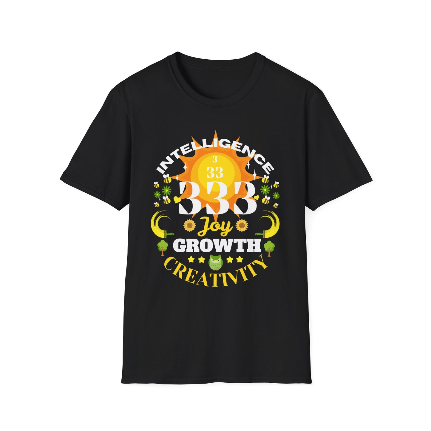 Angel Number 3 Unisex Softstyle T-Shirt