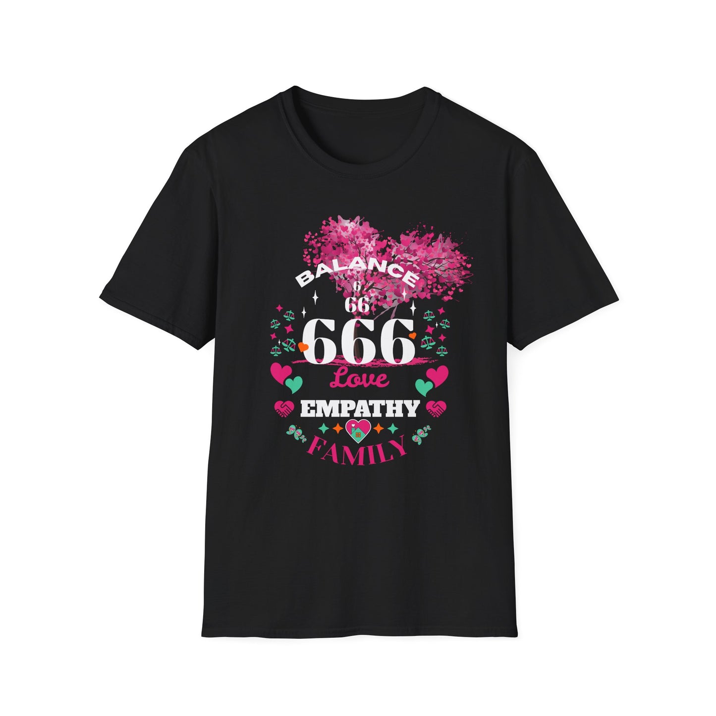 Angel Number 6 Unisex Softstyle T-Shirt