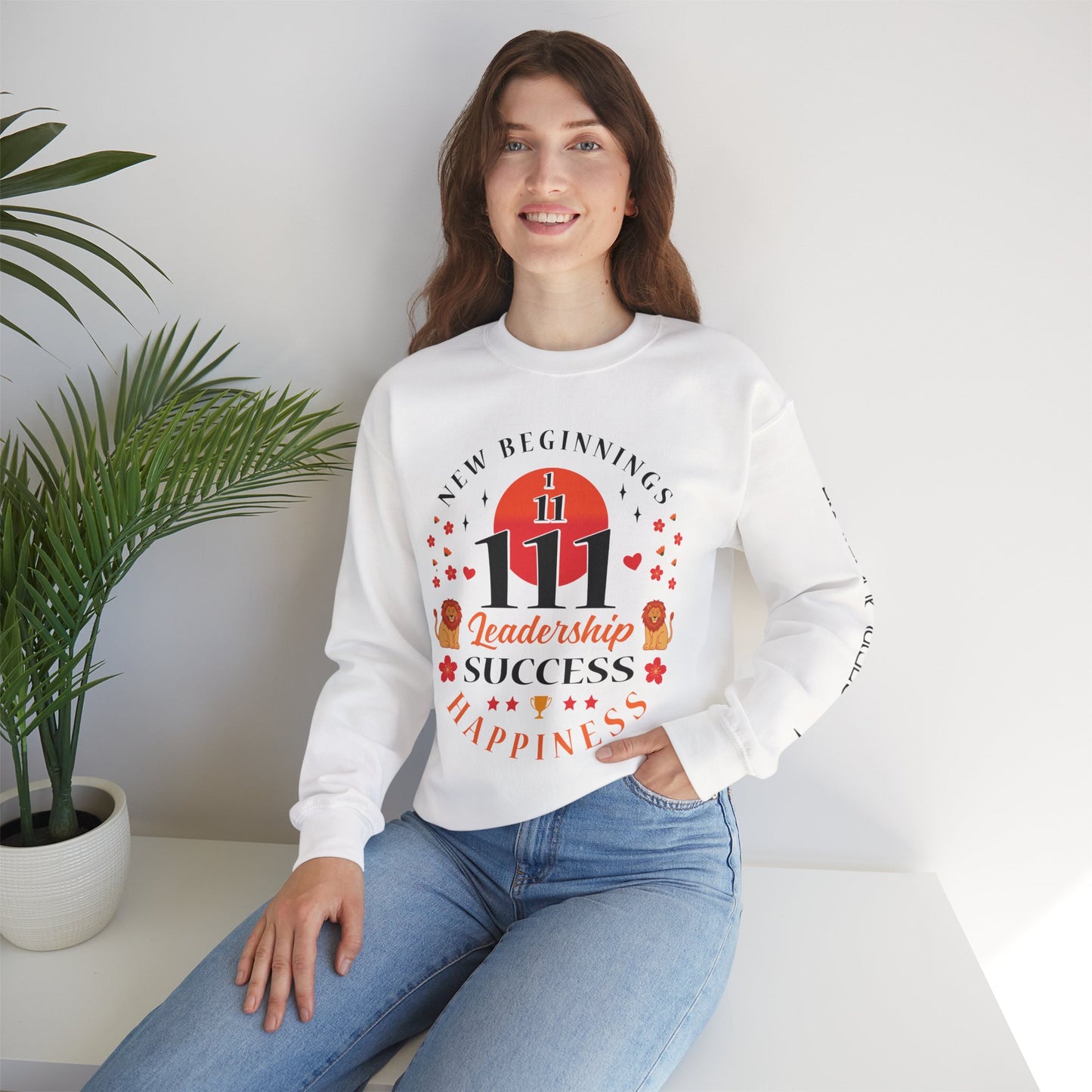 Angel Number 1 Unisex Heavy Blend Sweatshirt