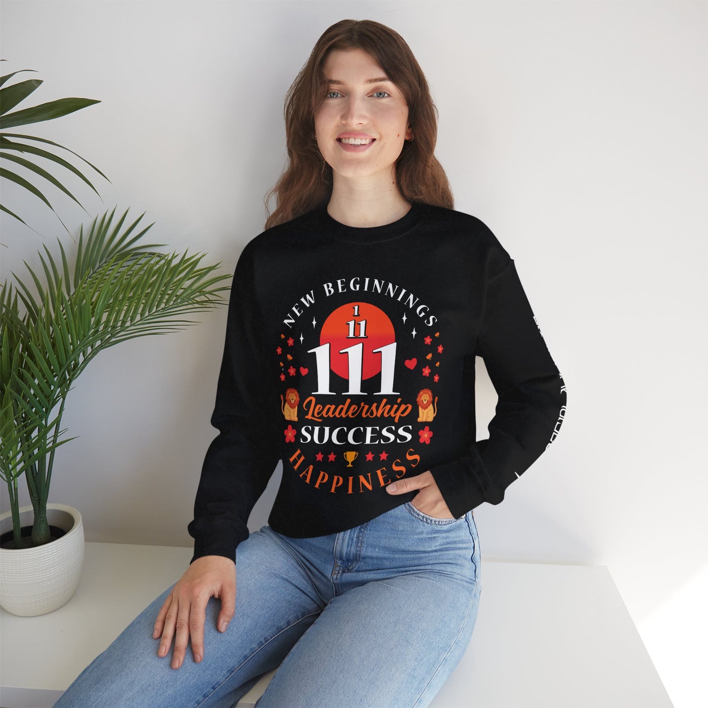 Angel Number 1 Unisex Heavy Blend Sweatshirt