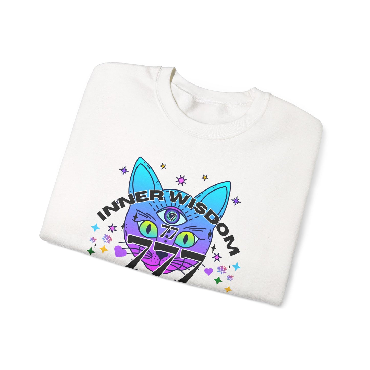 Angel Number 7 Unisex Heavy Blend Sweatshirt