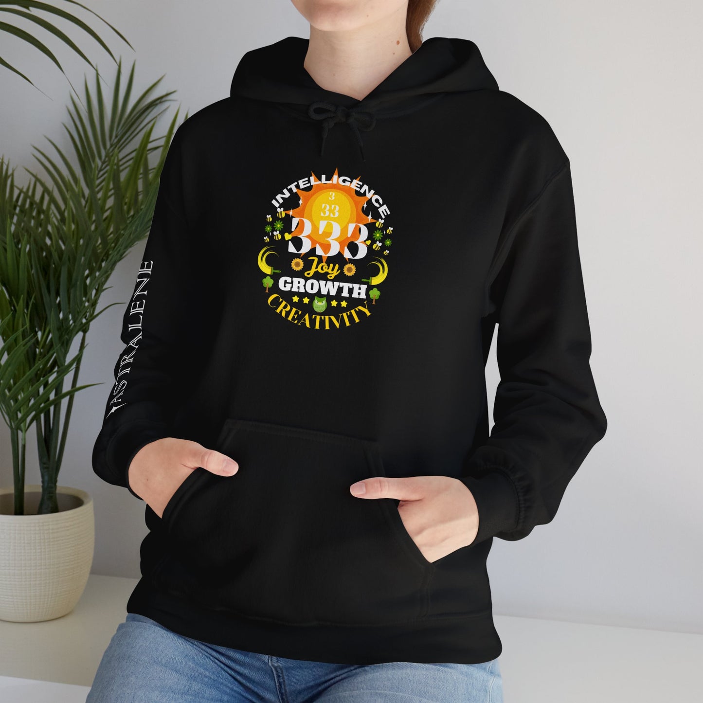Angel Number 3 Unisex Heavy Blend Hoodie