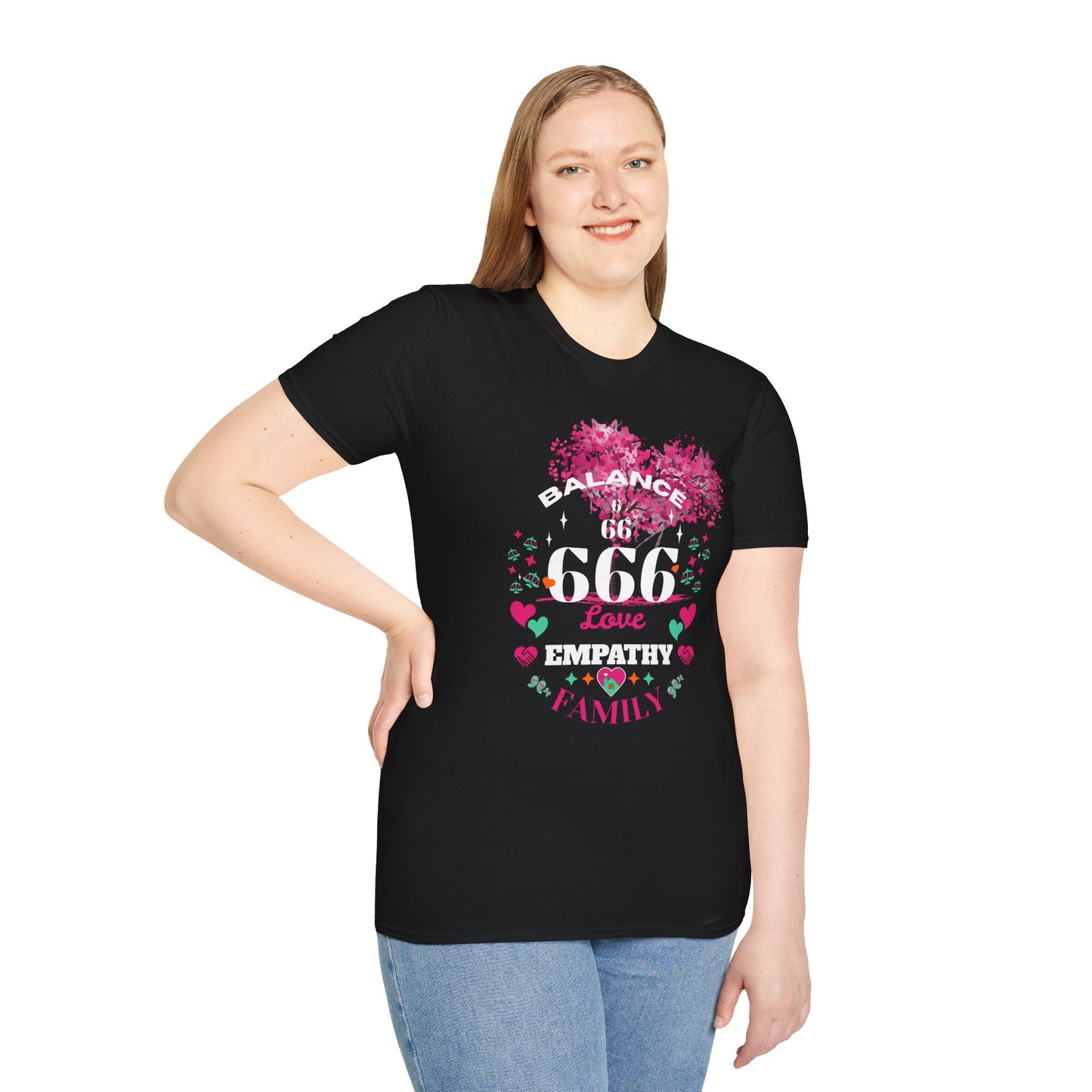 Angel Number 6 Unisex Softstyle T-Shirt