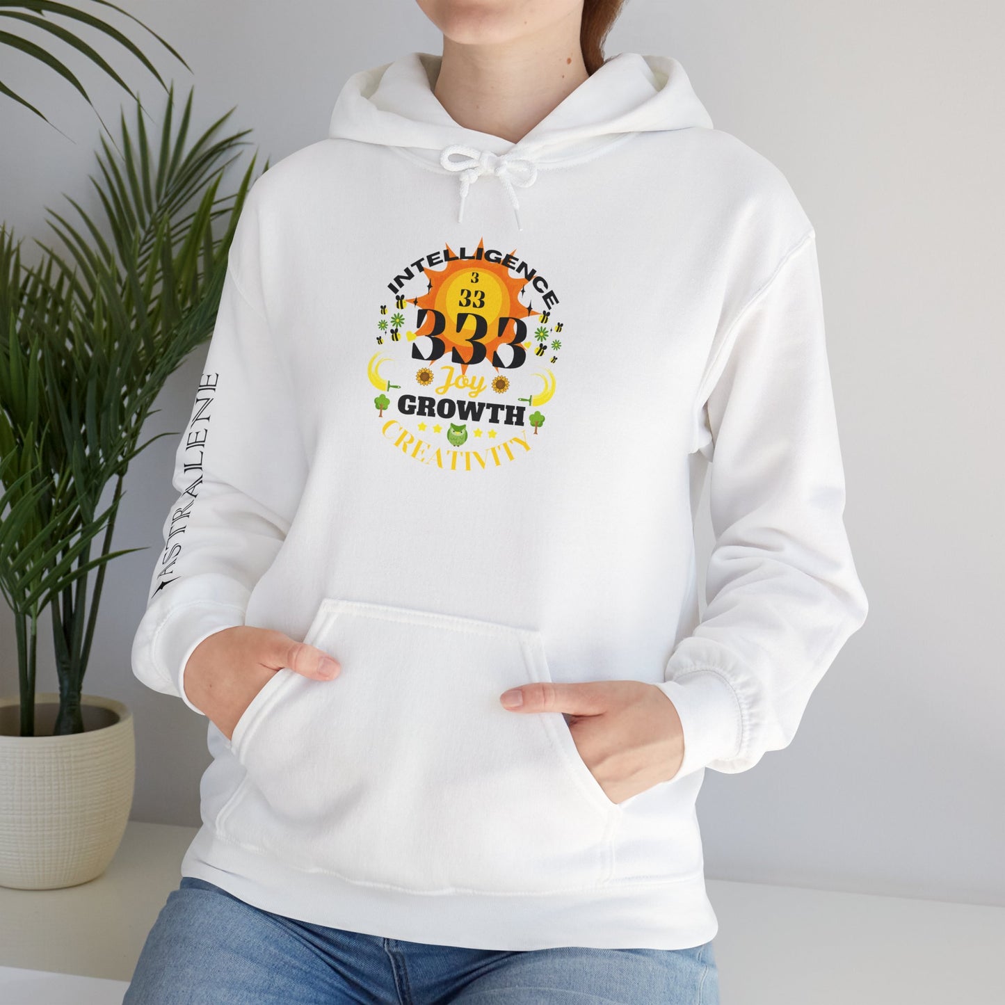 Angel Number 3 Unisex Heavy Blend Hoodie