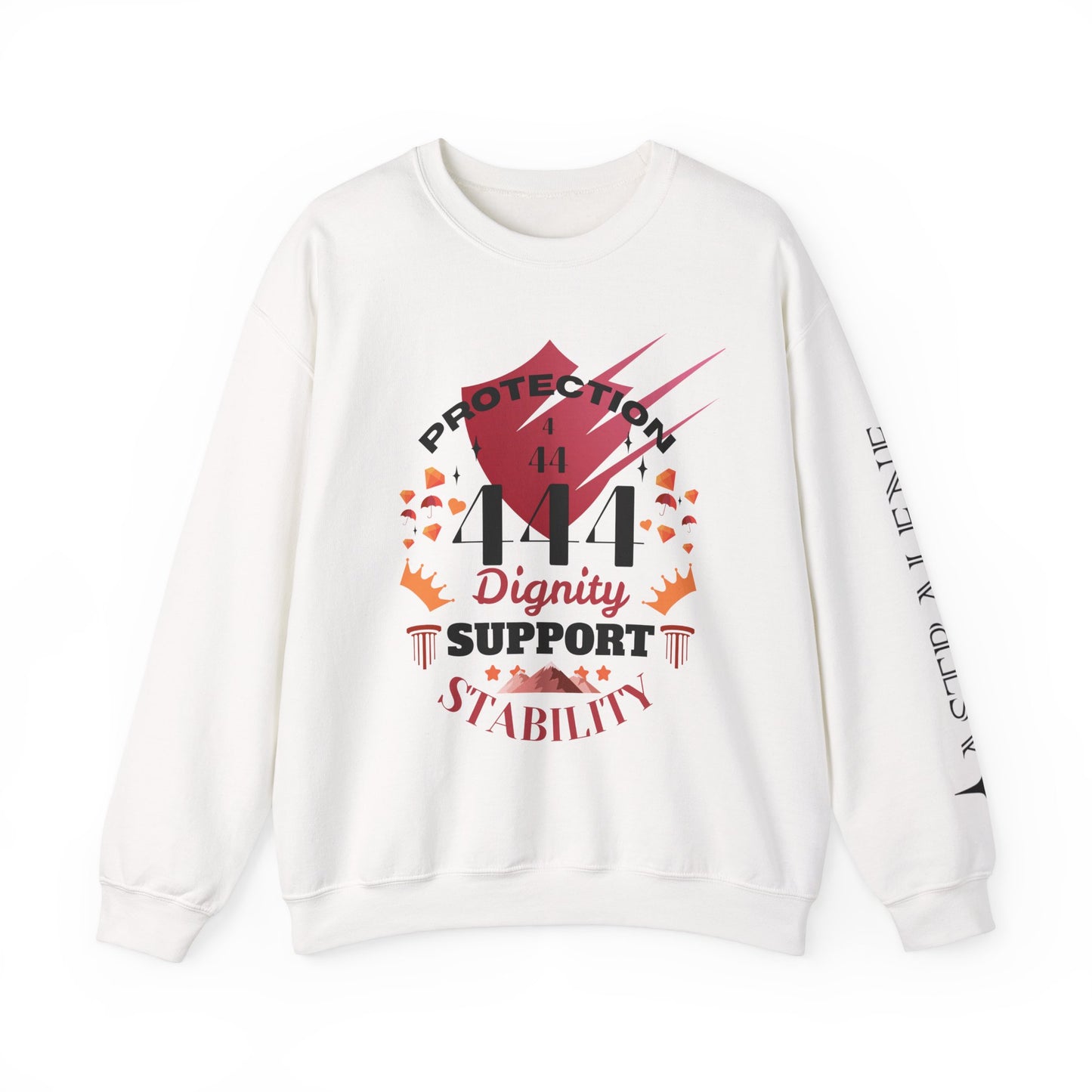 Angel Number 4 Unisex Heavy Blend Sweatshirt