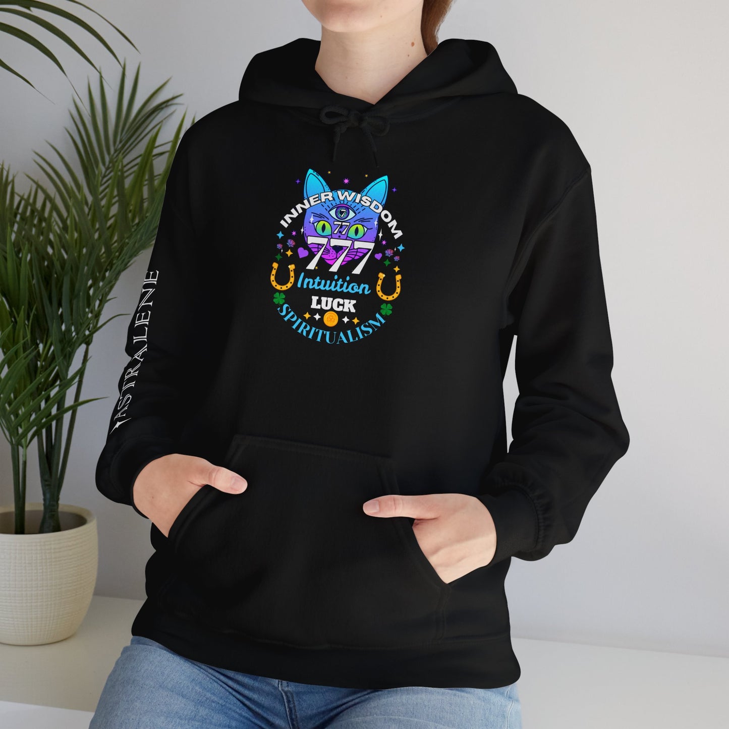 Angel Number 7 Unisex Heavy Blend Hoodie