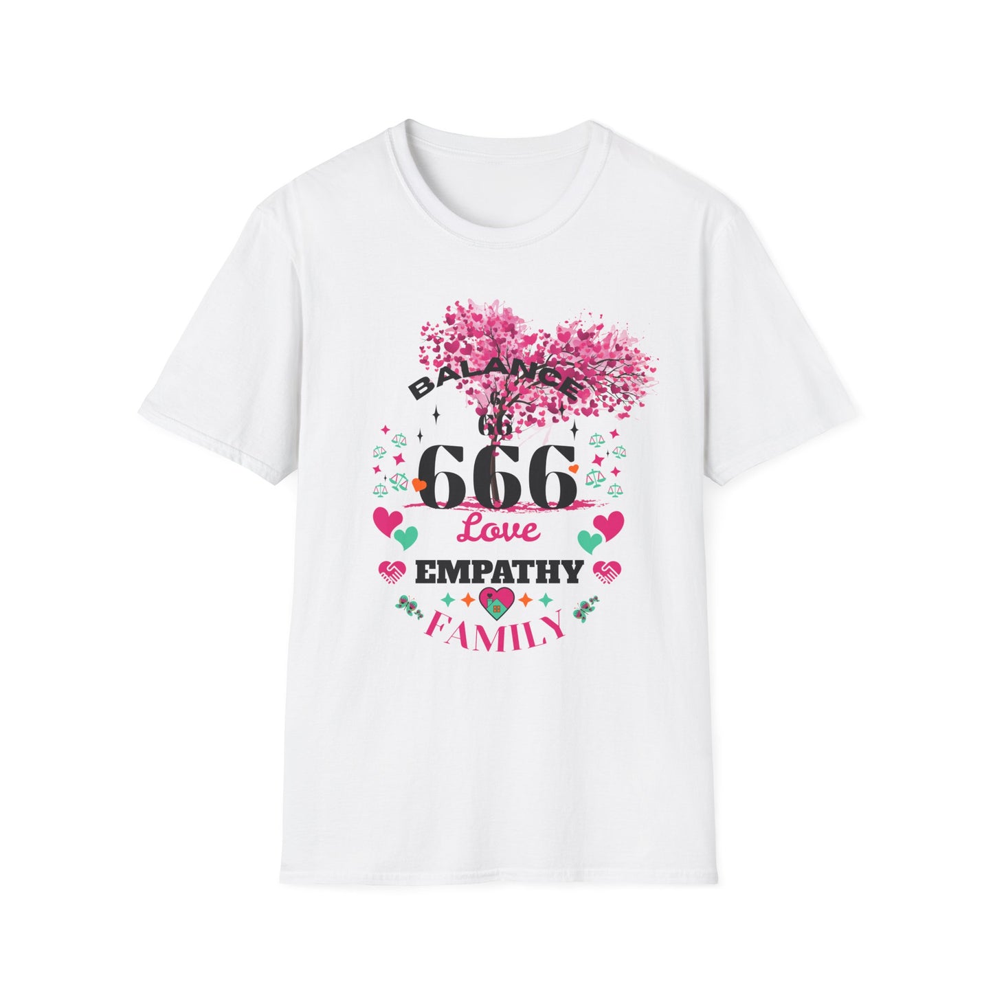 Angel Number 6 Unisex Softstyle T-Shirt