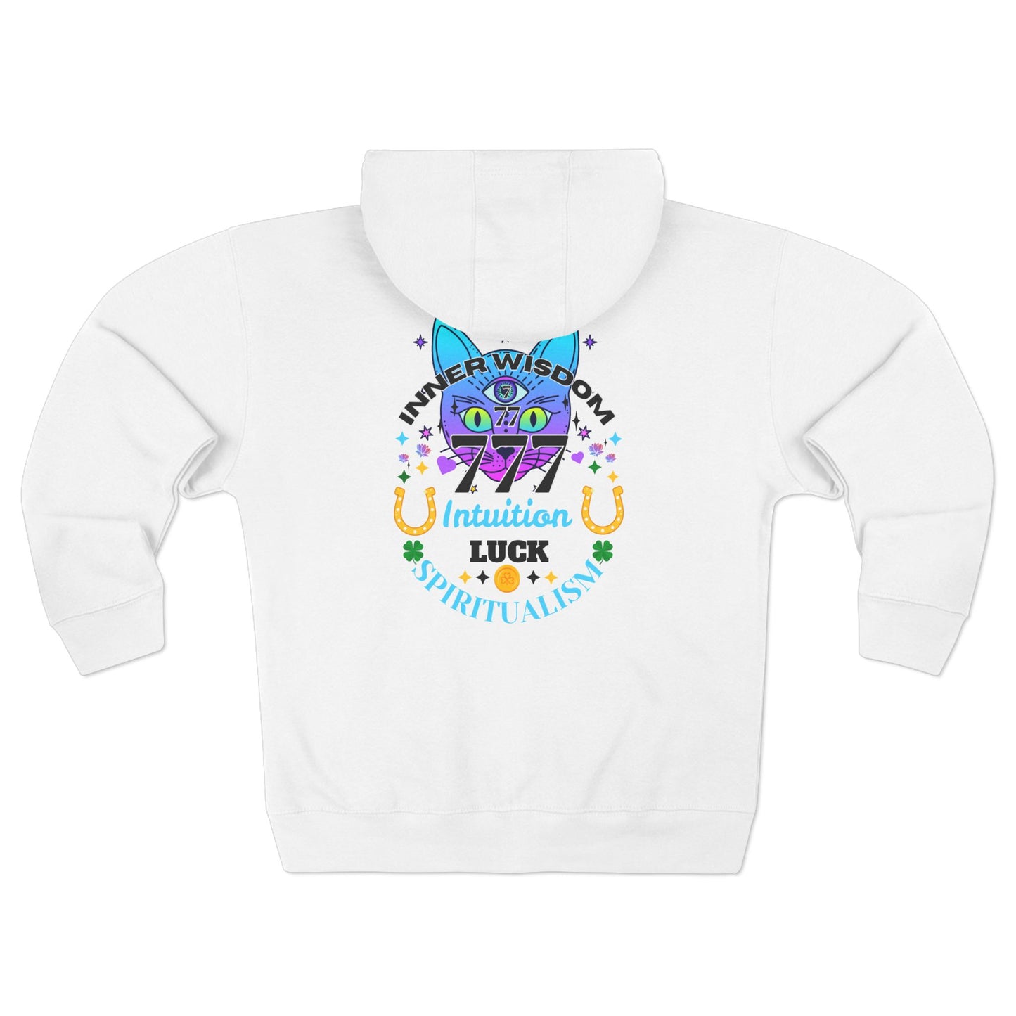 Angel Number 7 Unisex Zip Hoodie