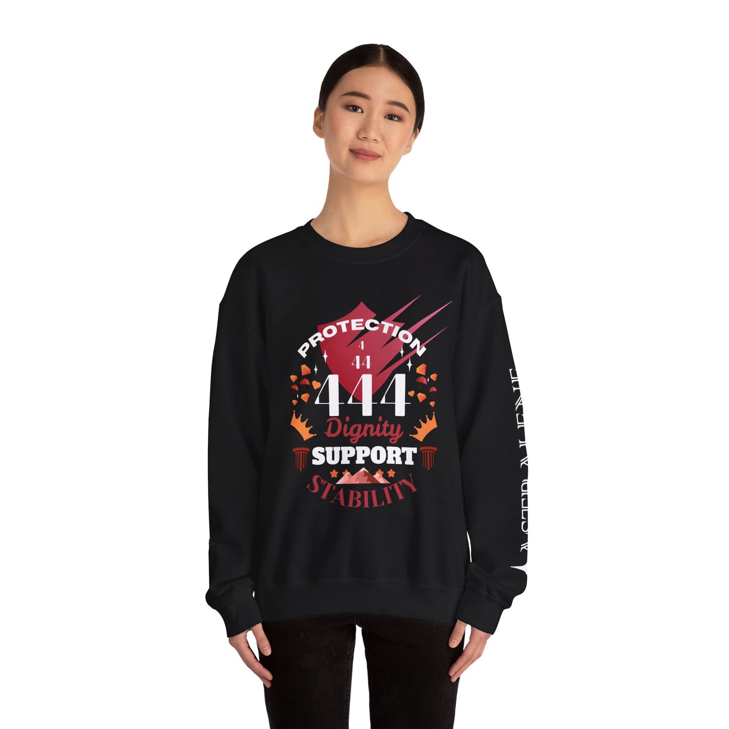 Angel Number 4 Unisex Heavy Blend Sweatshirt