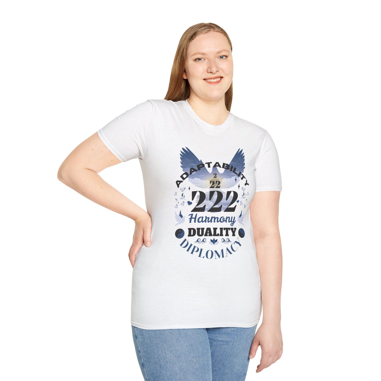Angel Number 2 Unisex Softstyle T-Shirt