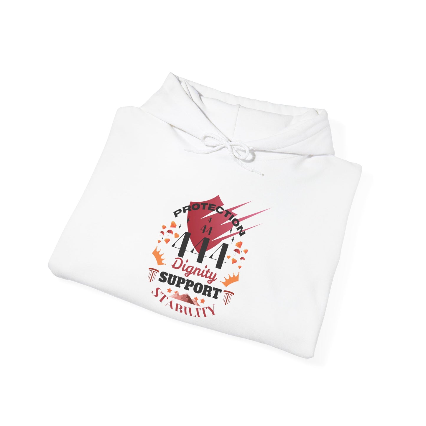 Angel Number 4 Unisex Heavy Blend Hoodie