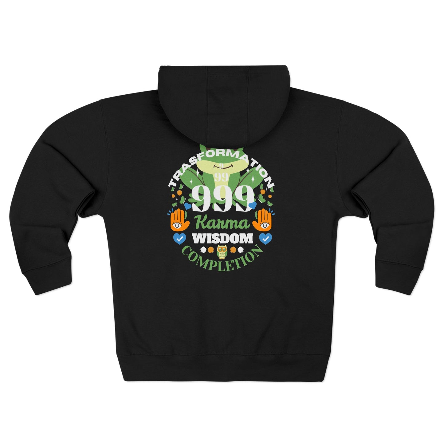 Angel Number 9 Unisex Zip Hoodie