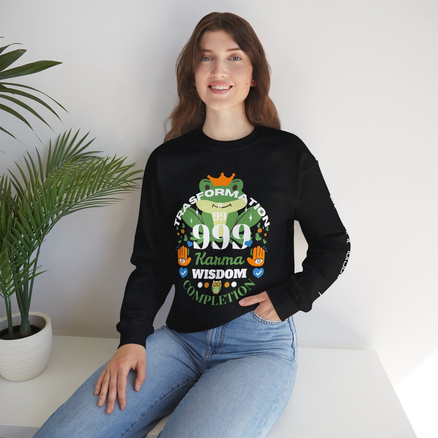 Angel Number 9 Unisex Heavy Blend Sweatshirt
