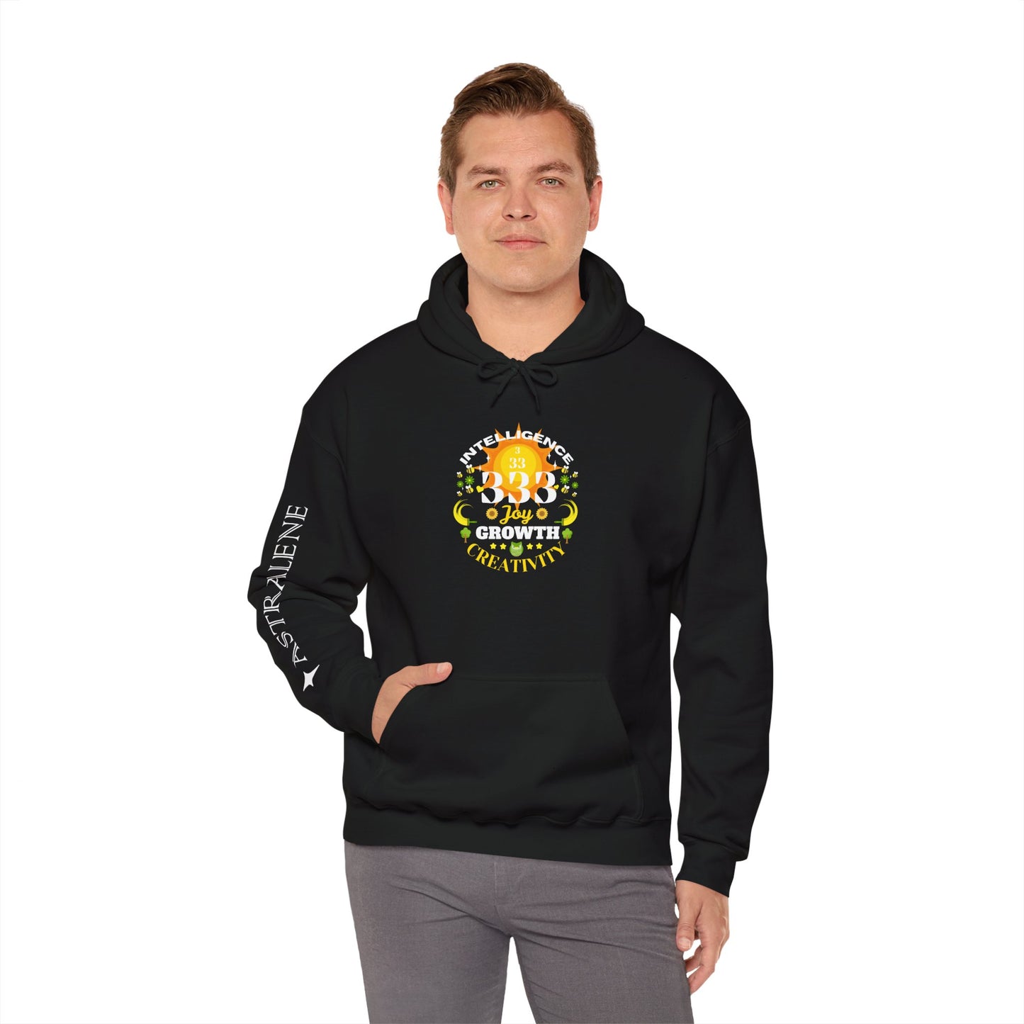 Angel Number 3 Unisex Heavy Blend Hoodie