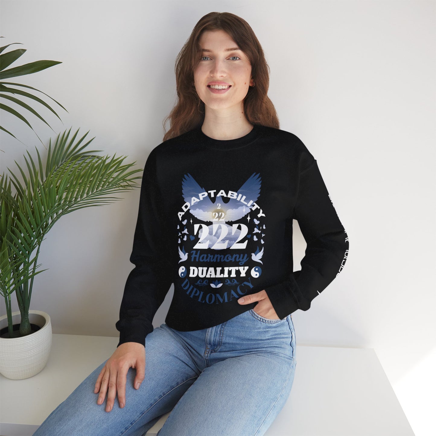 Angel Number 2 Unisex Heavy Blend Sweatshirt