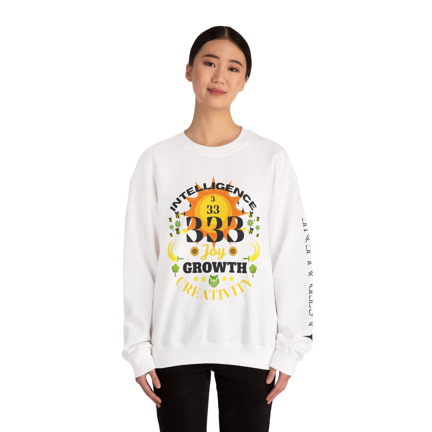 Angel Number 3 Unisex Heavy Blend Sweatshirt