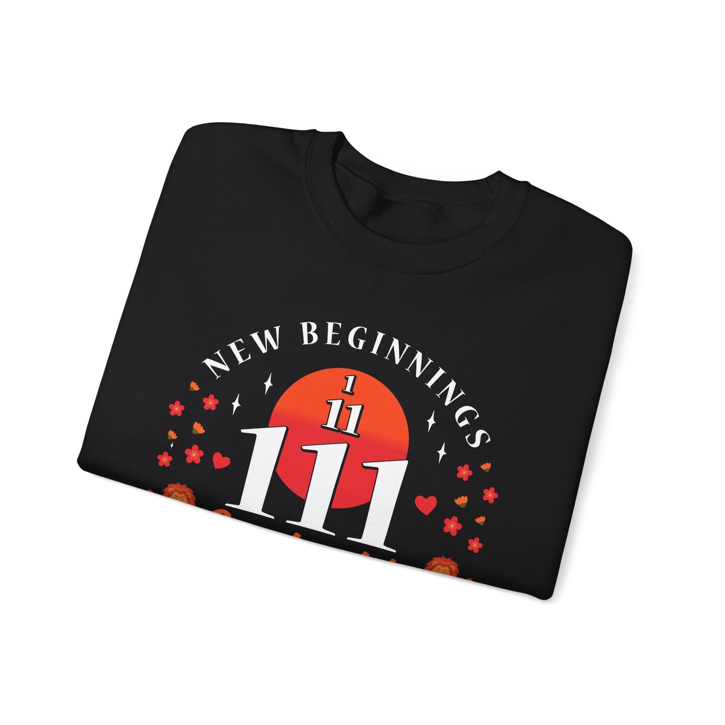 Angel Number 1 Unisex Heavy Blend Sweatshirt