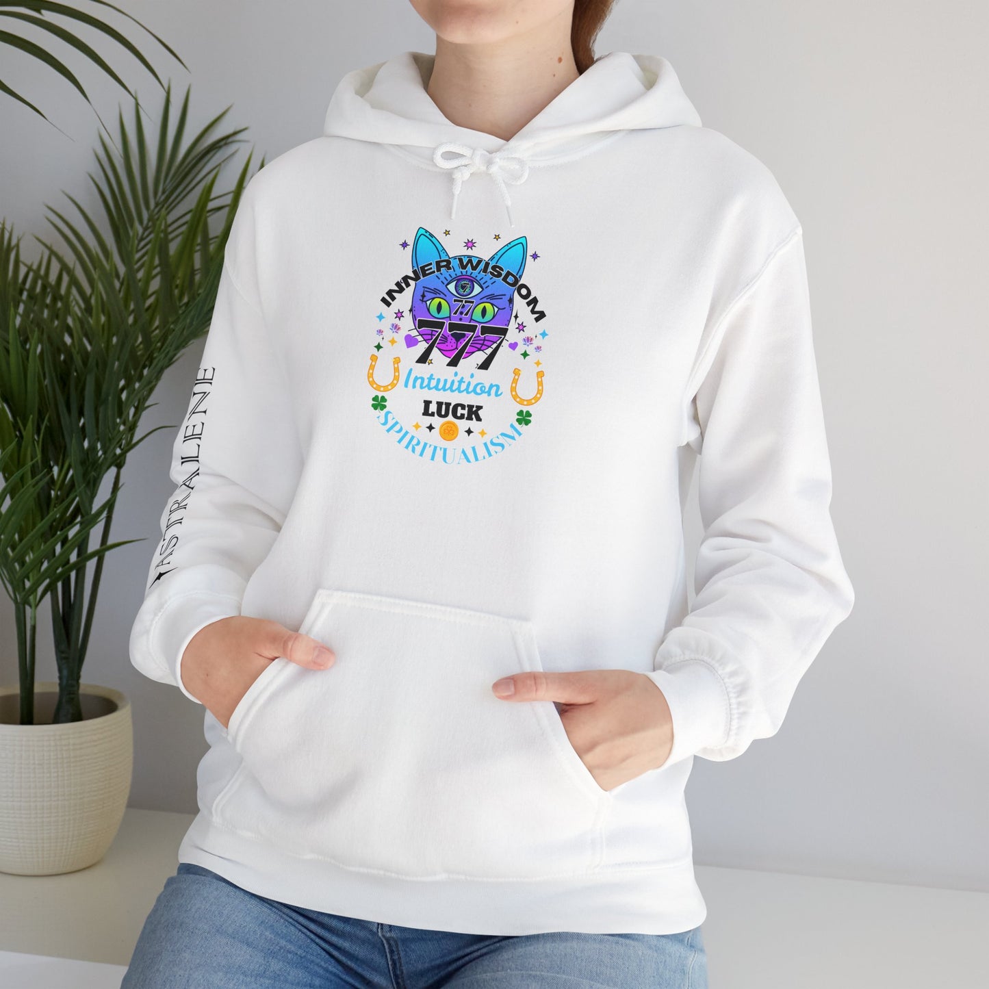 Angel Number 7 Unisex Heavy Blend Hoodie