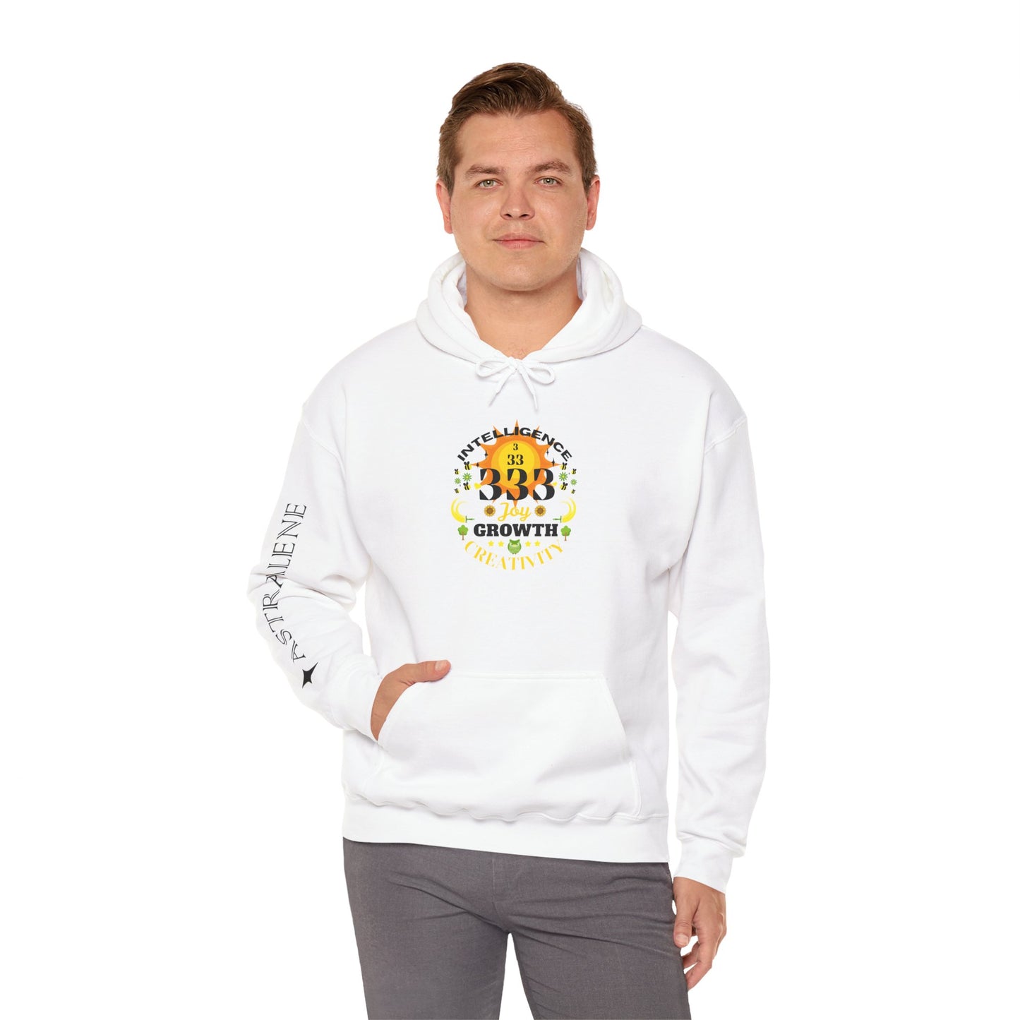 Angel Number 3 Unisex Heavy Blend Hoodie