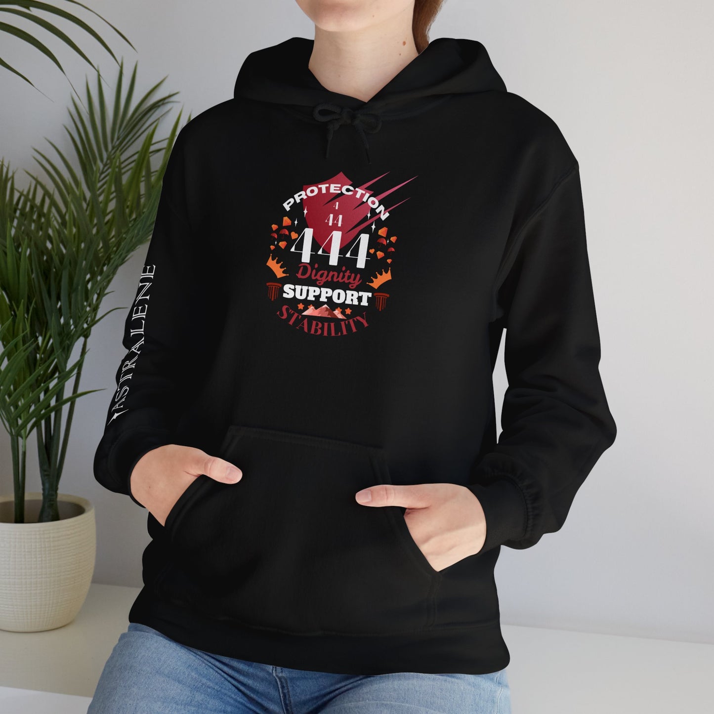 Angel Number 4 Unisex Heavy Blend Hoodie