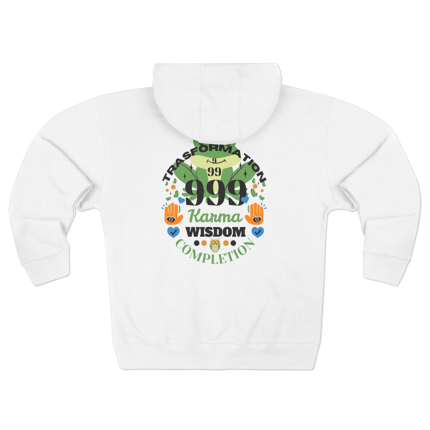 Angel Number 9 Unisex Zip Hoodie