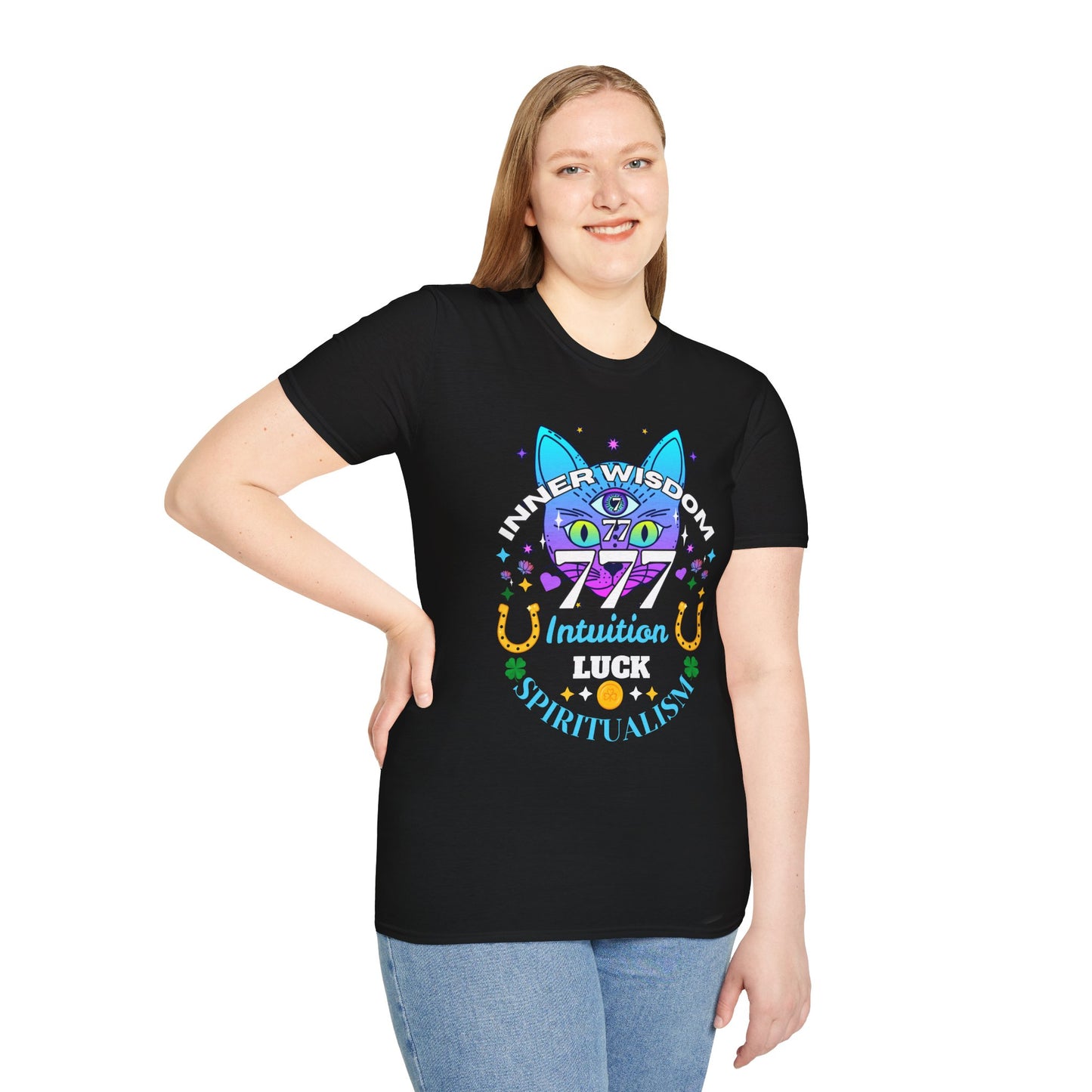 Angel Number 7 Unisex Softstyle T-Shirt