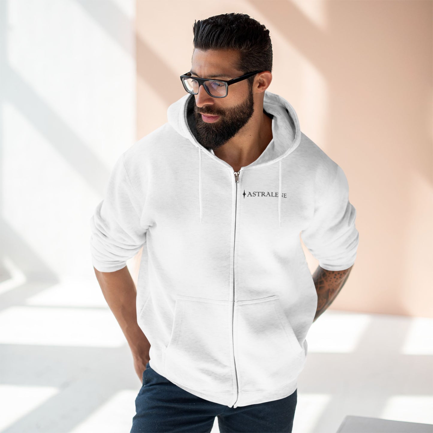 Angel Number 1 Unisex Zip Hoodie