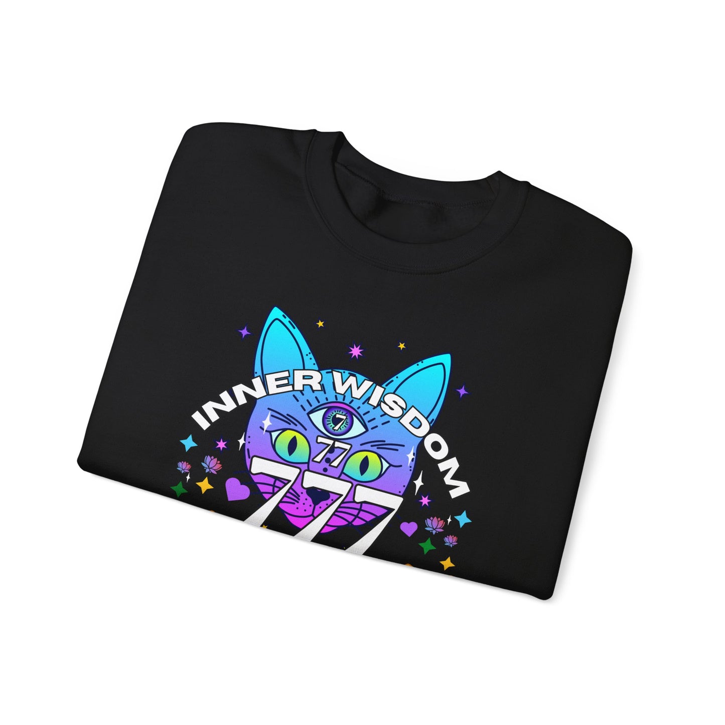 Angel Number 7 Unisex Heavy Blend Sweatshirt
