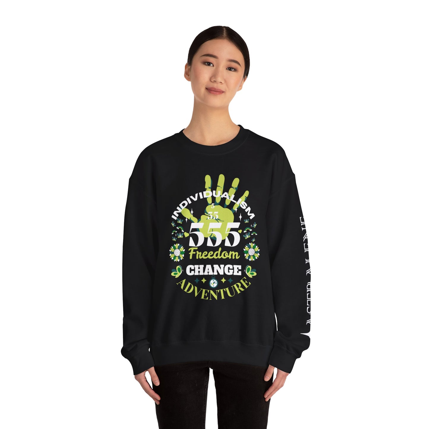 Angel Number 5 Unisex Heavy Blend Sweatshirt