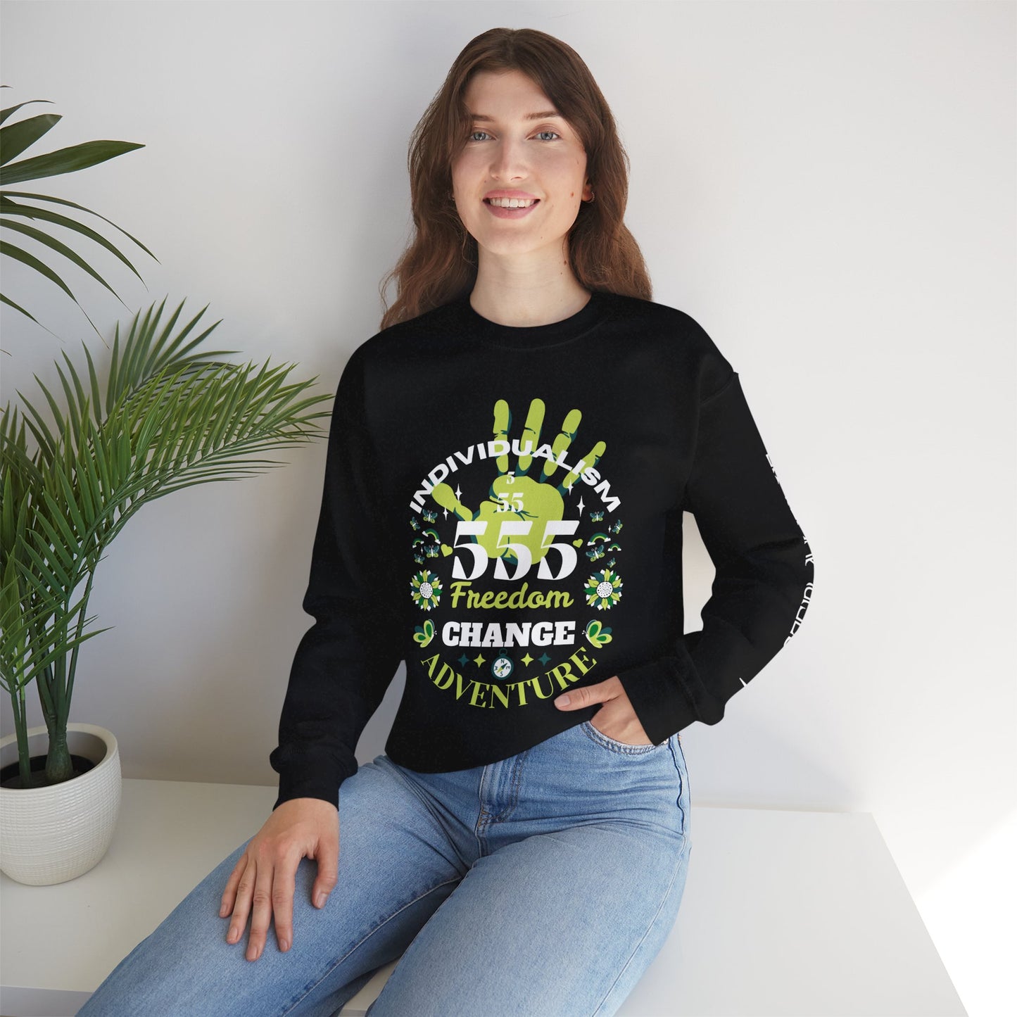 Angel Number 5 Unisex Heavy Blend Sweatshirt