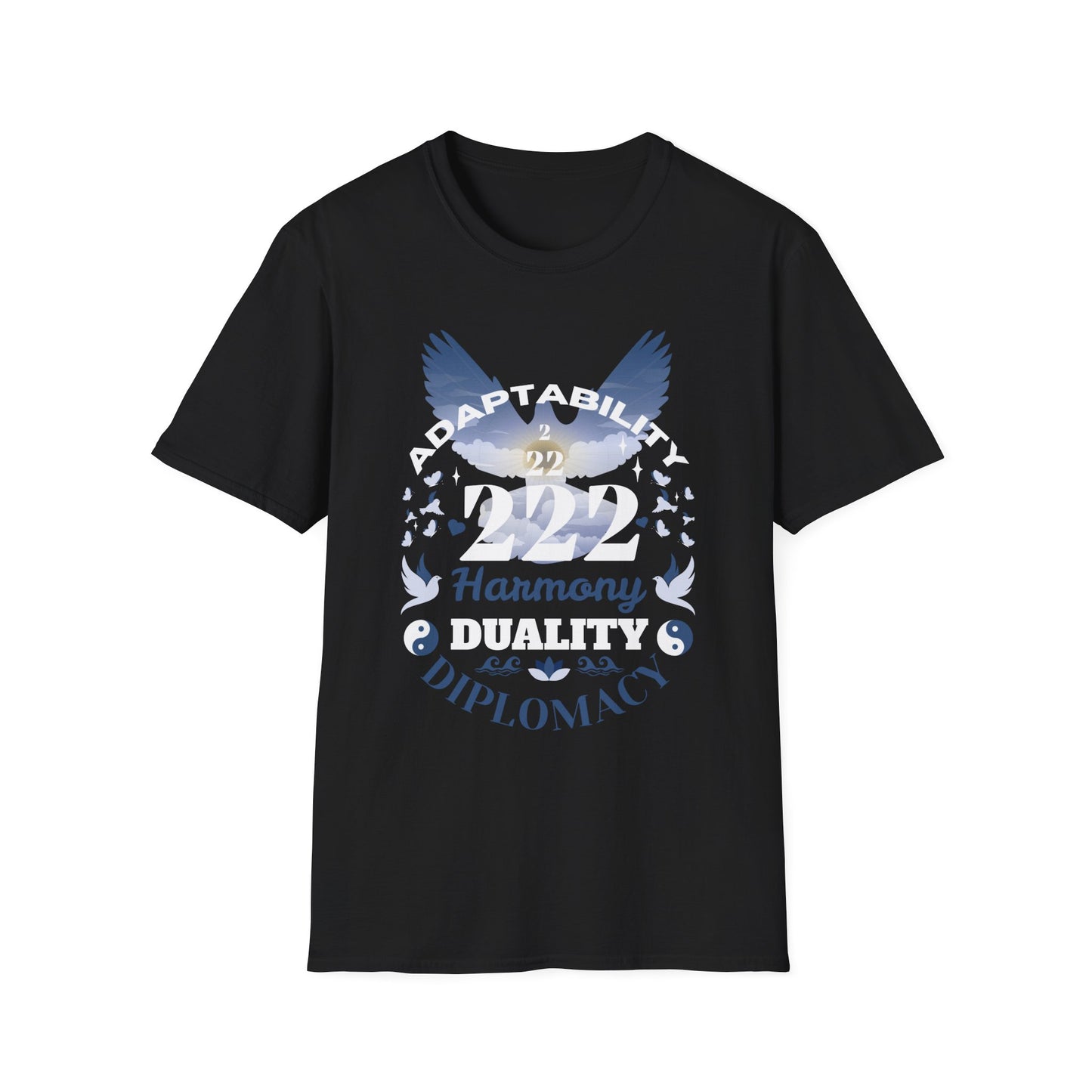 Angel Number 2 Unisex Softstyle T-Shirt