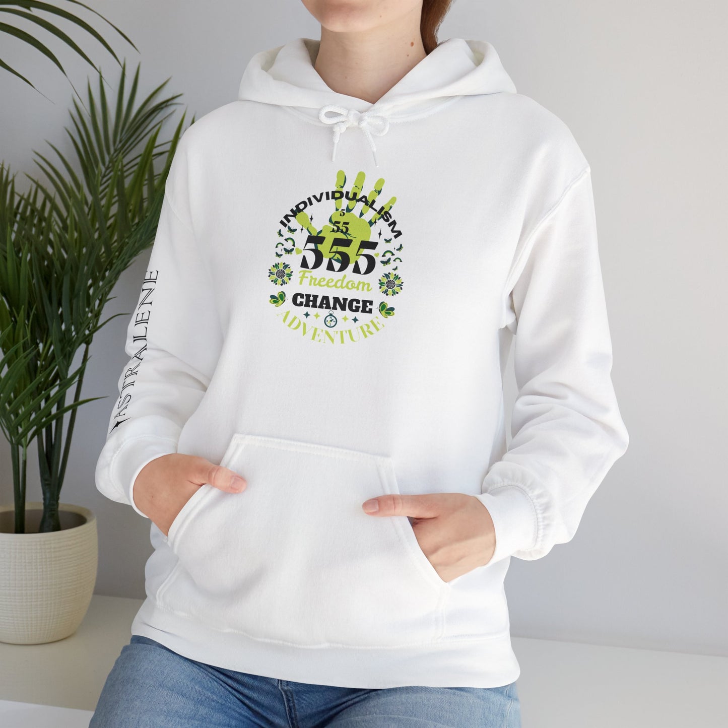 Angel Number 5 Unisex Heavy Blend Hoodie