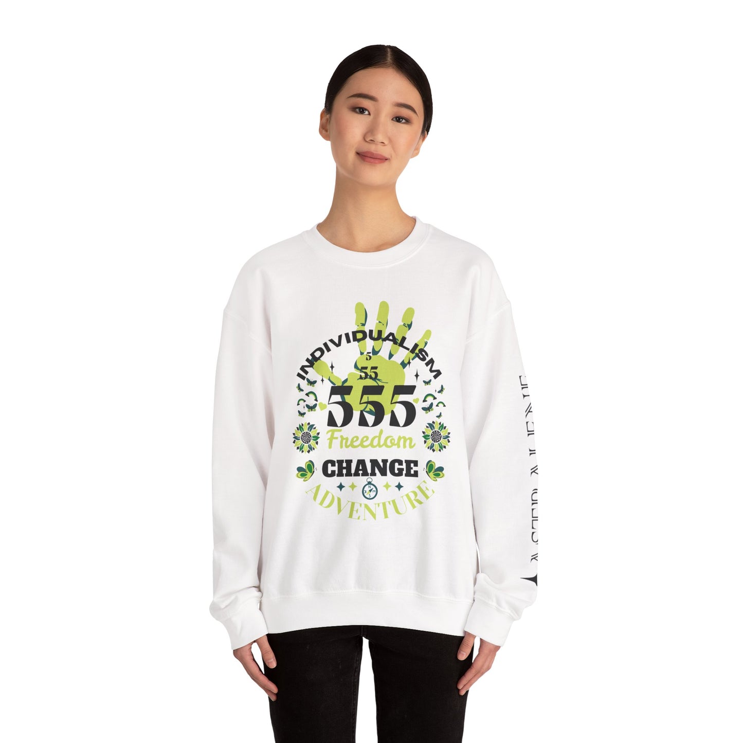 Angel Number 5 Unisex Heavy Blend Sweatshirt
