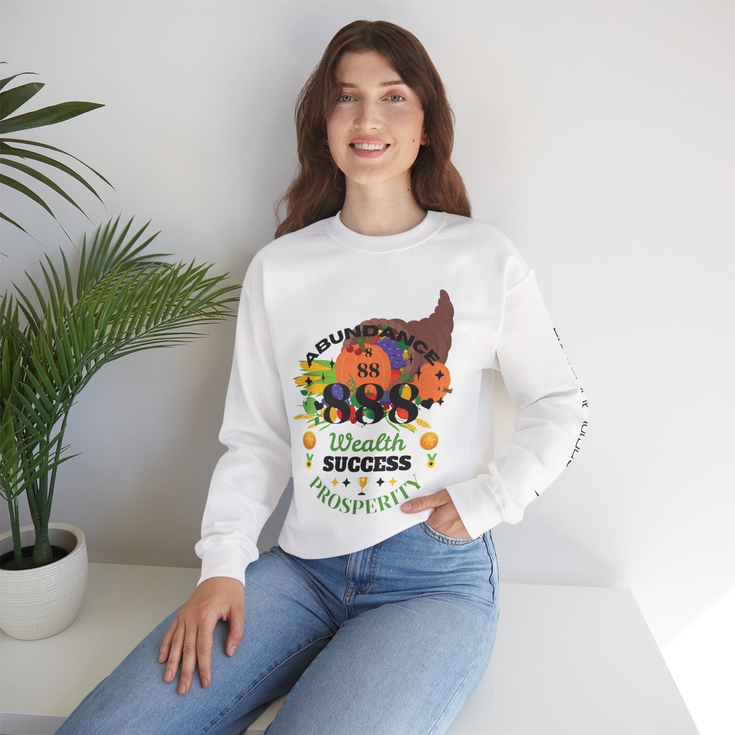 Angel Number 8 Unisex Heavy Blend Sweatshirt
