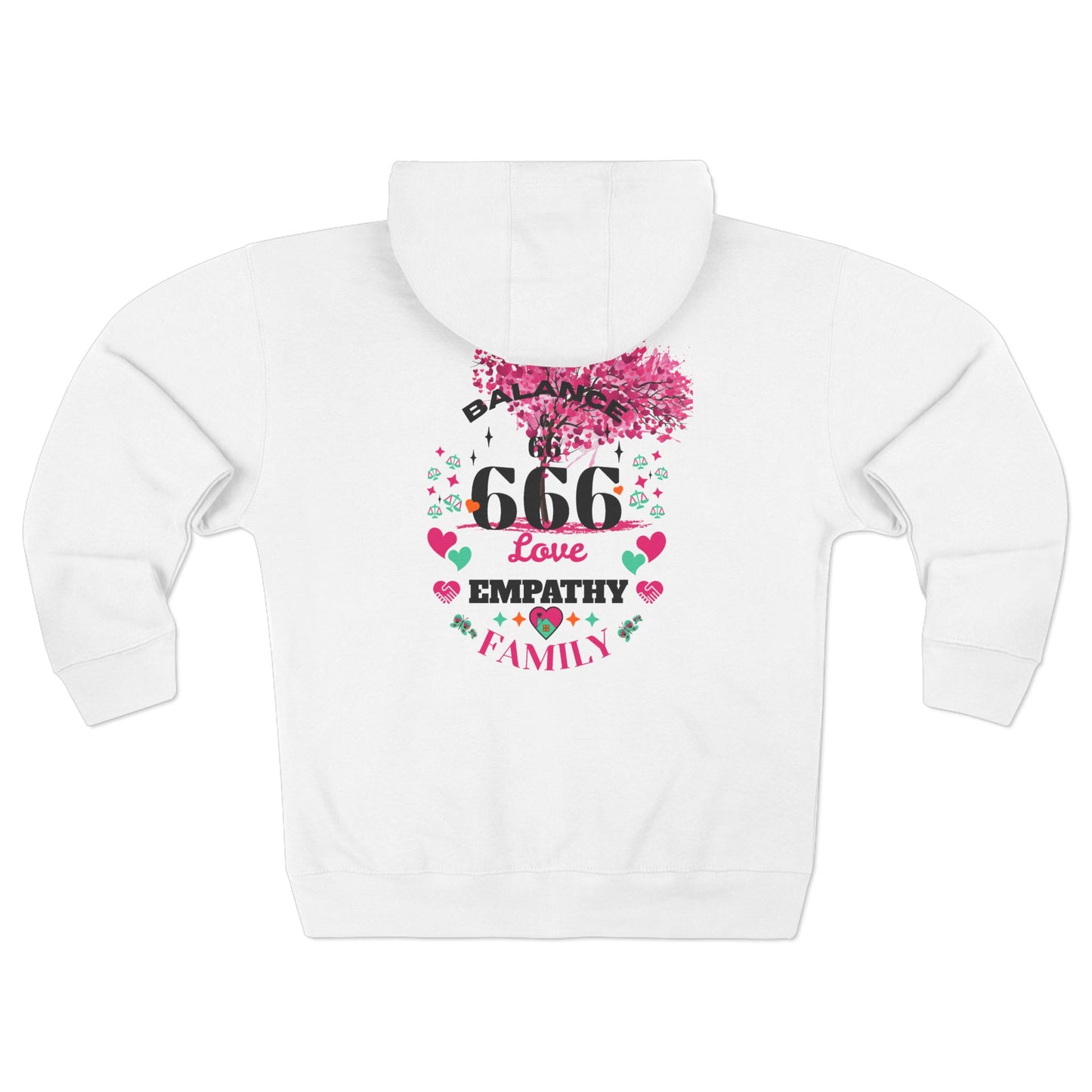 Angel Number 6 Unisex Zip Hoodie