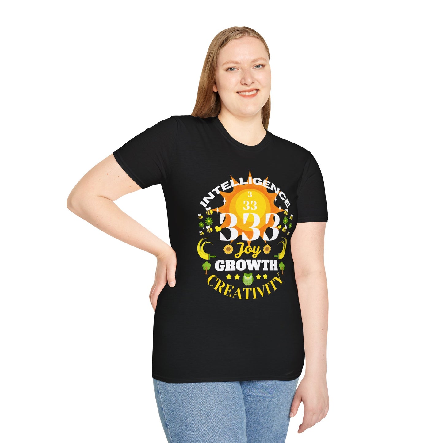Angel Number 3 Unisex Softstyle T-Shirt