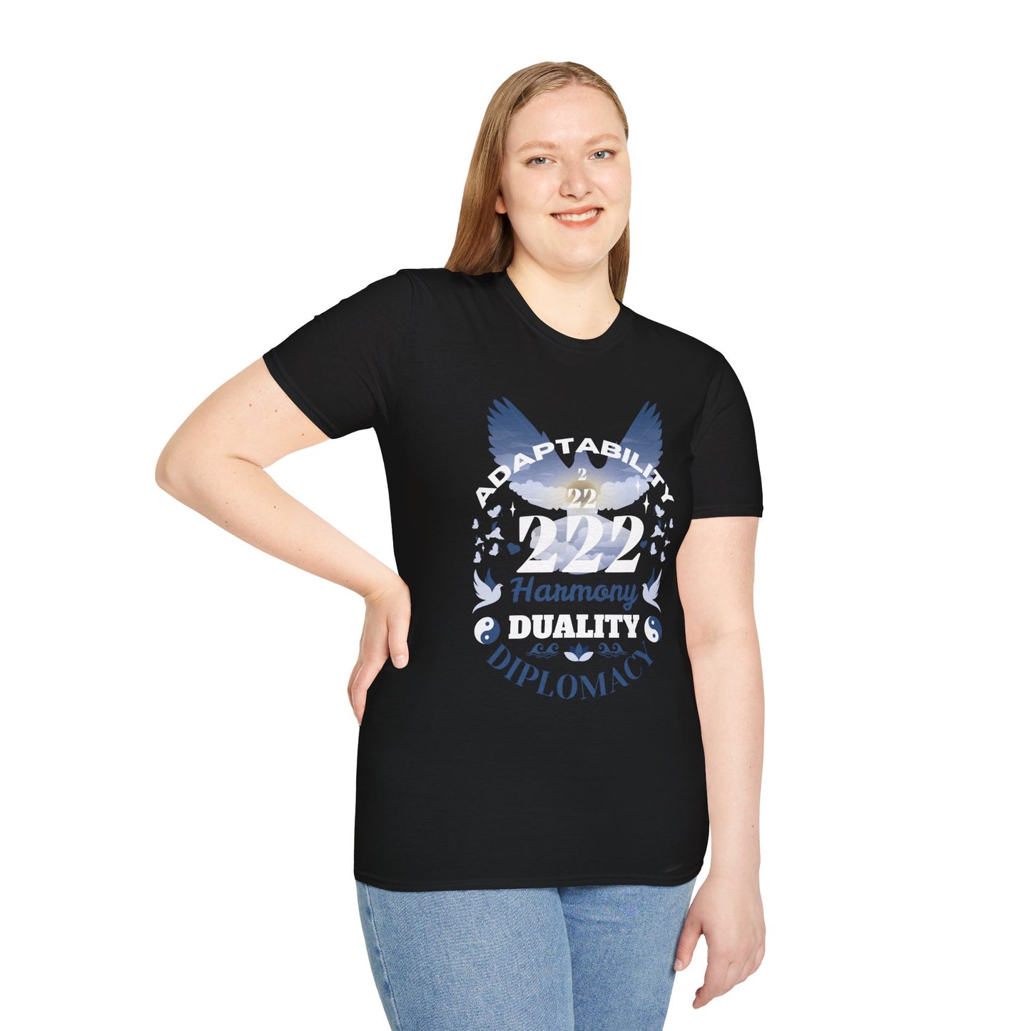 Angel Number 2 Unisex Softstyle T-Shirt
