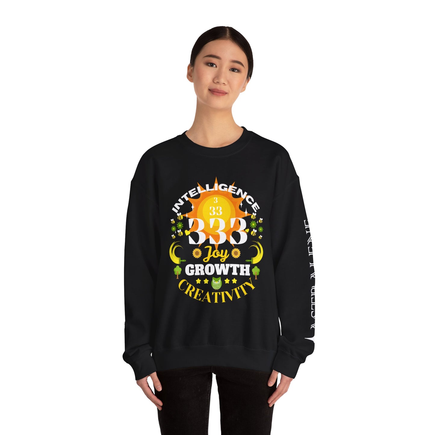 Angel Number 3 Unisex Heavy Blend Sweatshirt