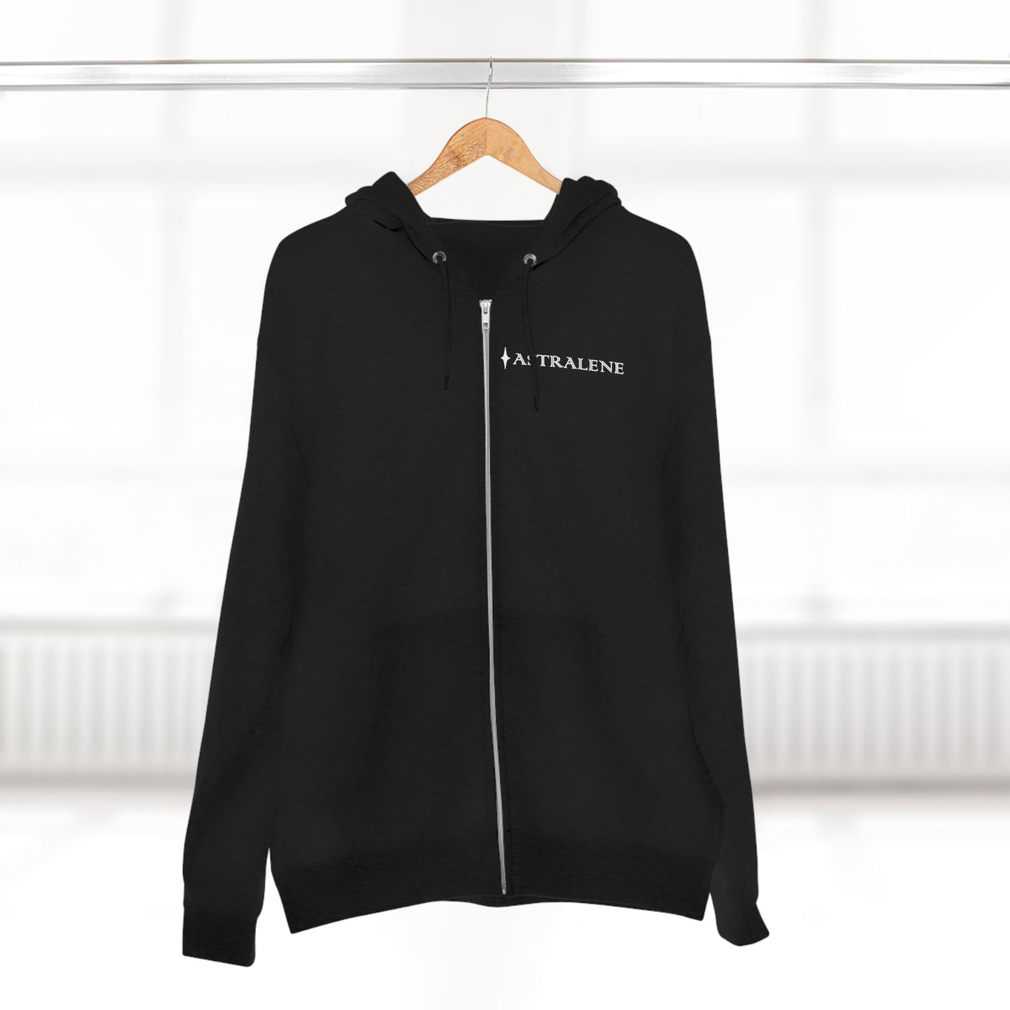 Angel Number 3 Unisex Zip Hoodie