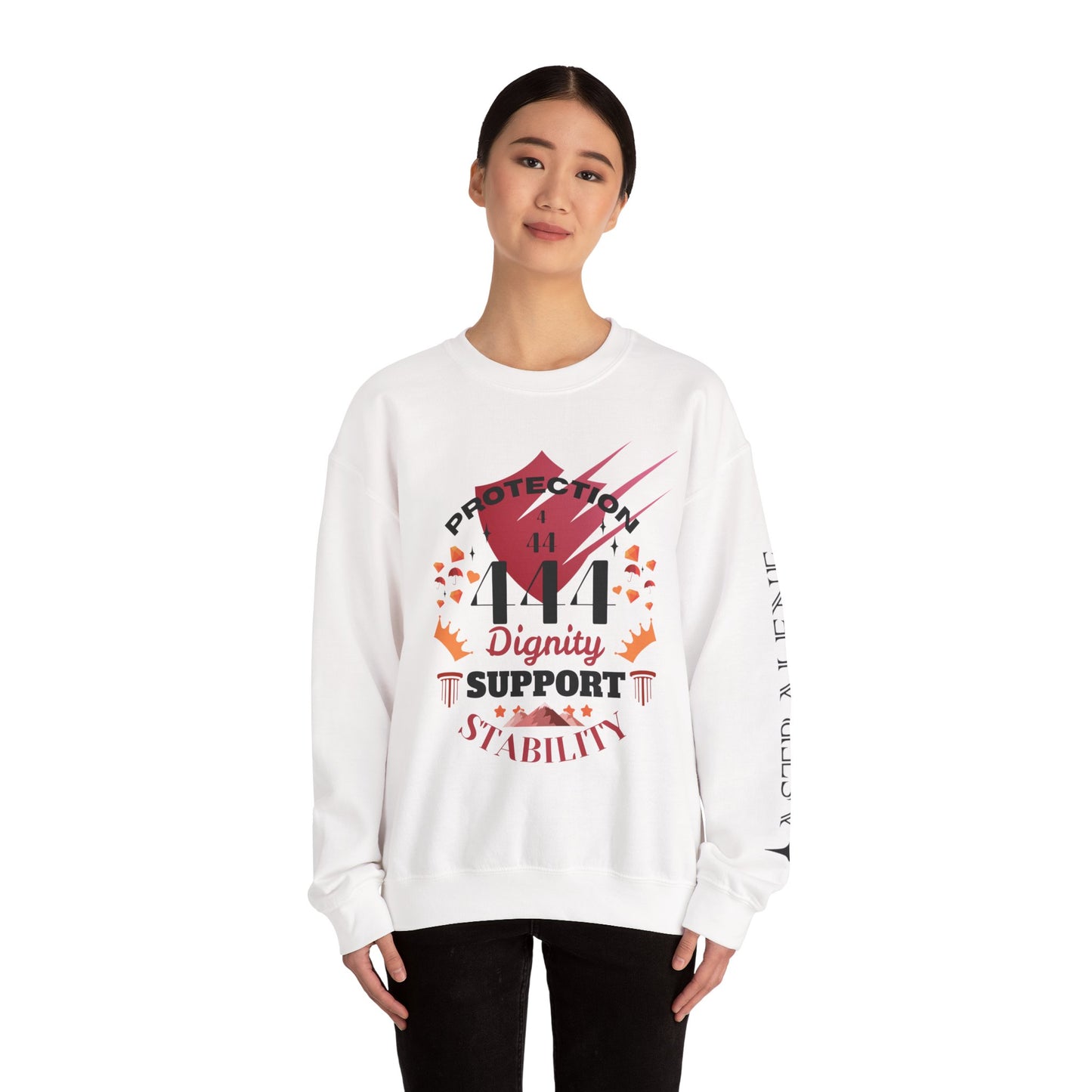 Angel Number 4 Unisex Heavy Blend Sweatshirt