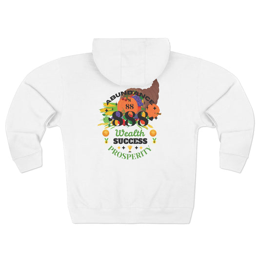 Angel Number 8 Unisex Zip Hoodie
