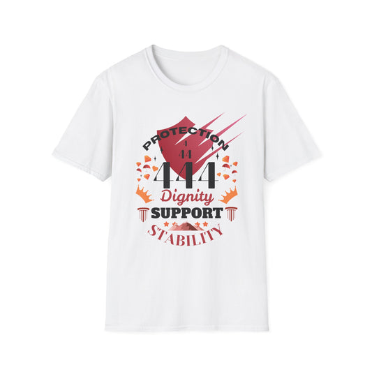 Angel Number 4 Unisex Softstyle T-Shirt