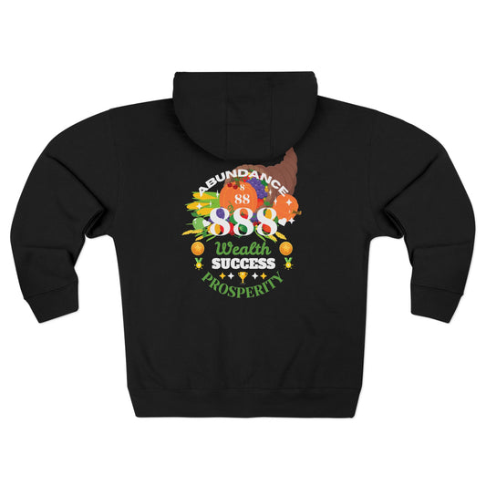 Angel Number 8 Unisex Zip Hoodie