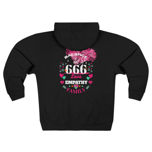Angel Number 6 Unisex Zip Hoodie