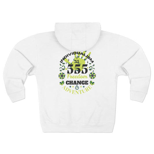 Angel Number 5 Unisex Zip Hoodie