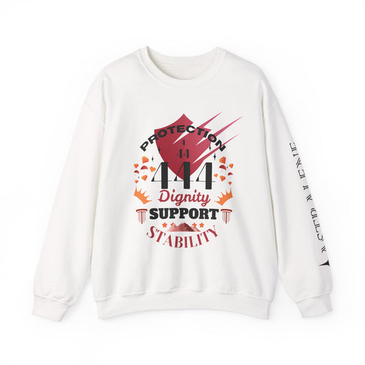 Angel Number 4 Unisex Heavy Blend Sweatshirt