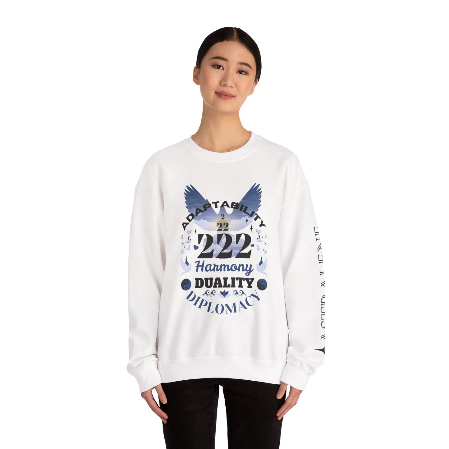 Angel Number 2 Unisex Heavy Blend Sweatshirt