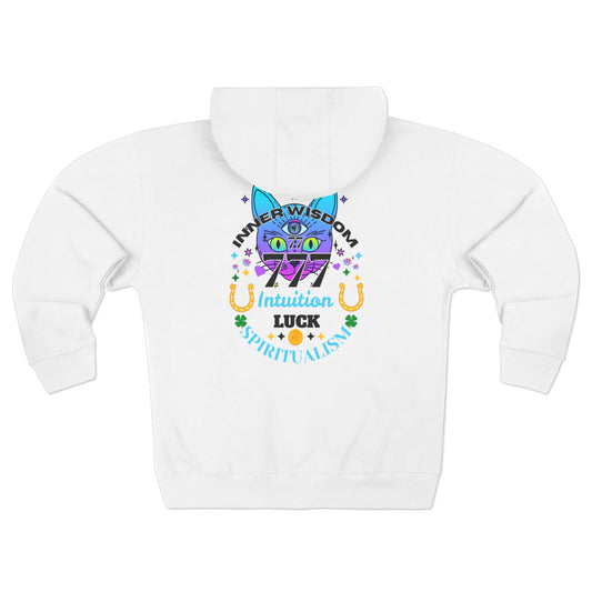 Angel Number 7 Unisex Zip Hoodie