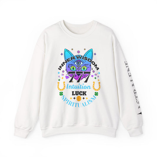 Angel Number 7 Unisex Heavy Blend Sweatshirt