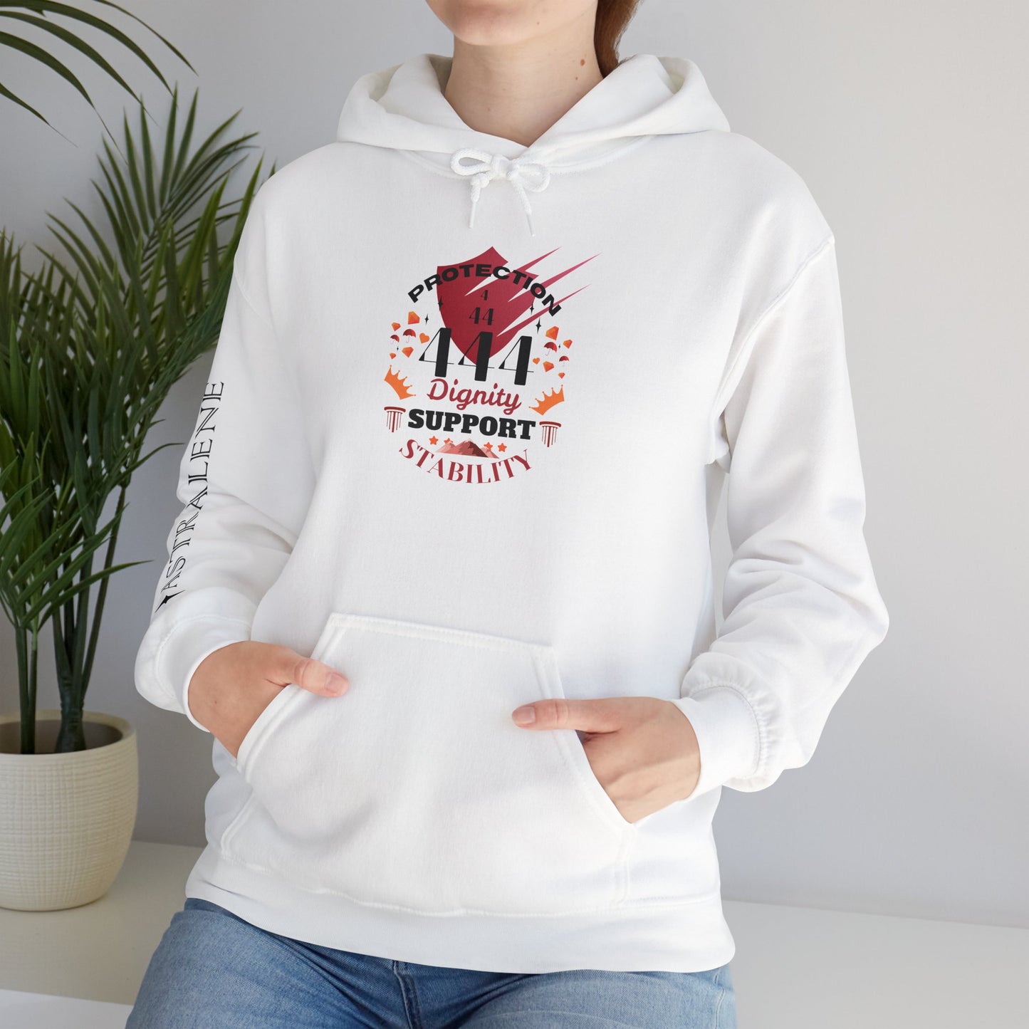 Angel Number 4 Unisex Heavy Blend Hoodie